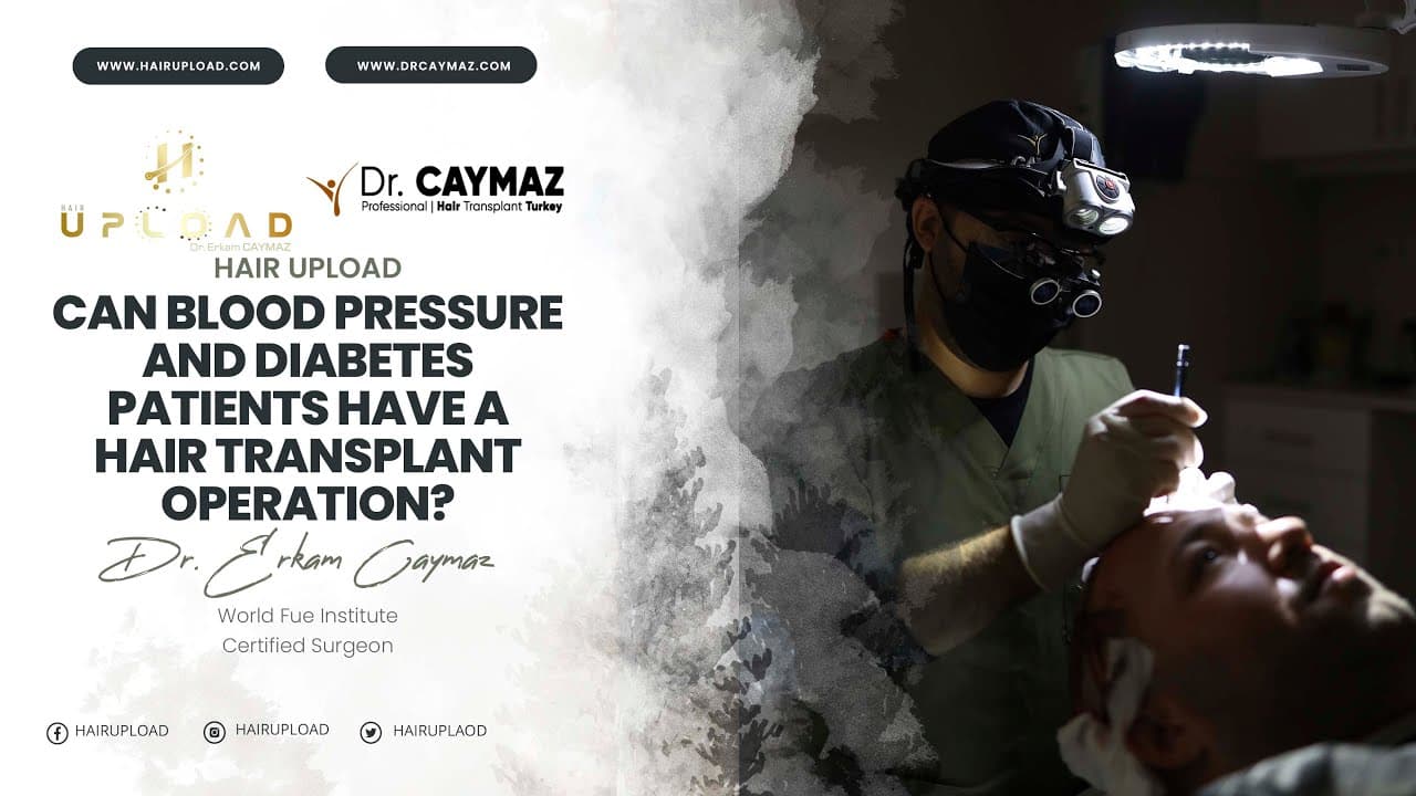 Can Blood Pressure And Diabetes Patients Have A Hair Transplant Operation? - Hair Transplant Turkey